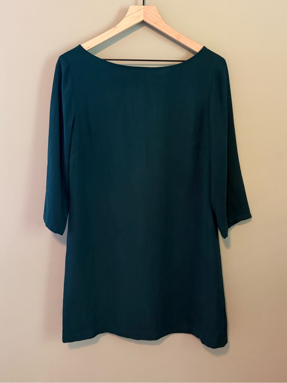 Leith Teal Boatneck Midi Dress | M